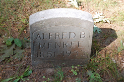 Alfred B. Menkees grav p Forest Home Cemetery, Michigan, USA